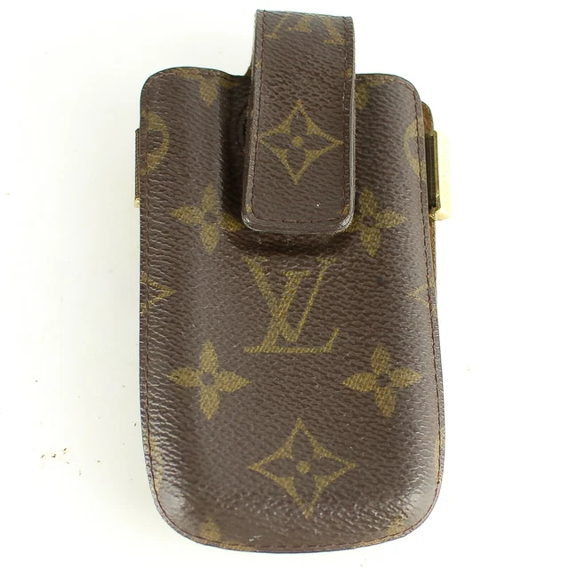 Auth LOUIS VUITTON ETUI TELEPHONE INTERNATIONAL PM Cellphone Case Pouch Monogram