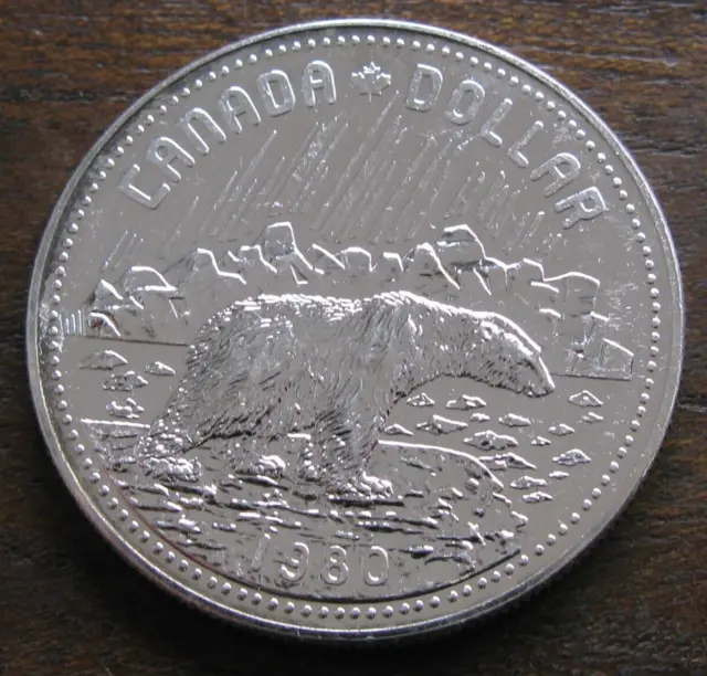 Zaldi2010 - Canada , 1 Dollar De 1980 . Plata