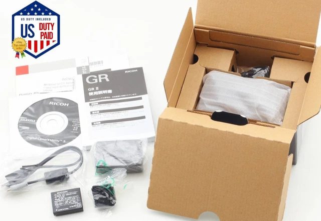 SH:30 [UNUSED IN Box] Ricoh GR II GR2 GRii 16.2MP Digital Camera From ...