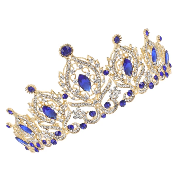 Fascia a corona da donna, fascia in cristallo, corona scintillante, matrimonio,