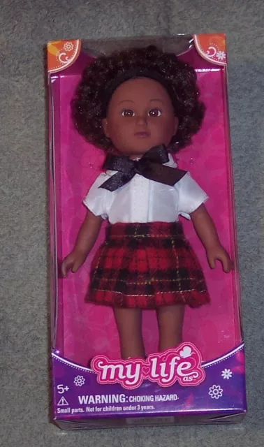 HTF NEW 2016 My Life Doll Mini Doll 7" AA School Girl NIB