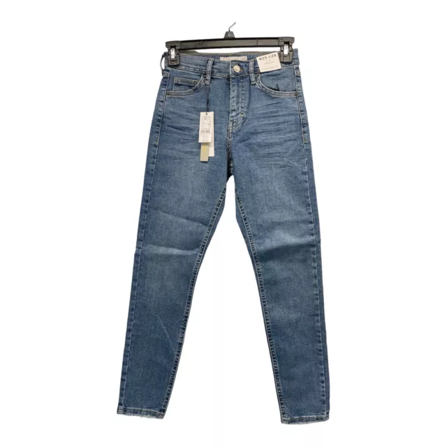 Top shop Jamie 25/28 Size 2 Women’s Blue High Waisted Skinny Petite Jeans Pants