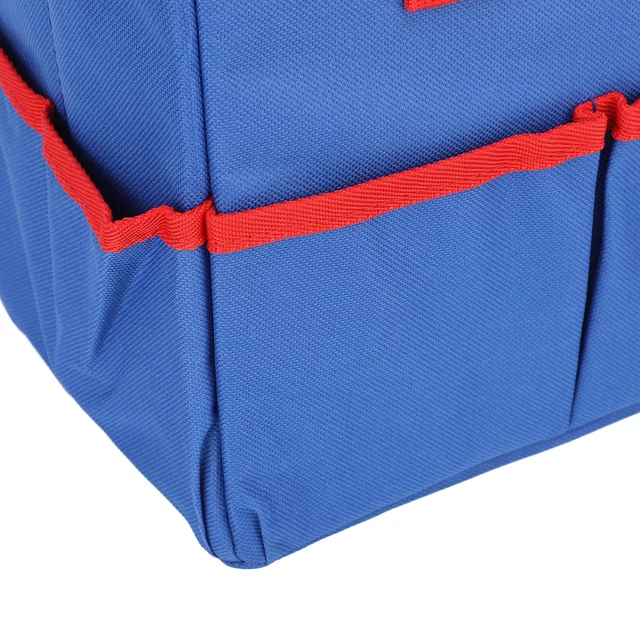 (34x25x12cm)Foldable Teacher Stationery Bag With Handles Large Capacity Multi
