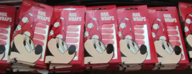 Job lot 150 packs Minnie mouse False nails. Genuine Disney Kids Party RRP £523