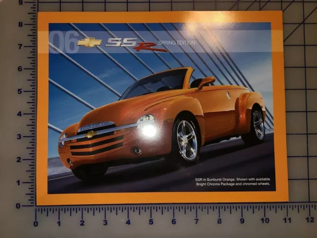 2006 Chevrolet SSR Spring Edition Brochure Sheet Original