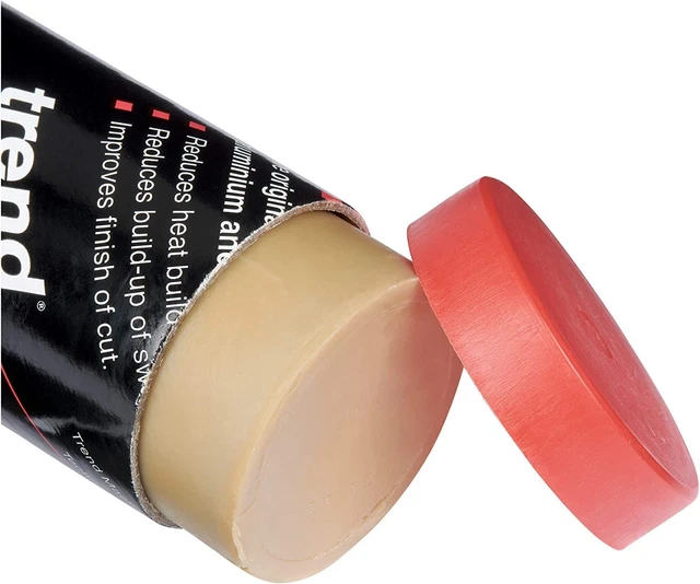 Barra de cera lubricante Trend, 342 g, prolonga la vida útil de la hoja de sierra, ideal para 342 gm