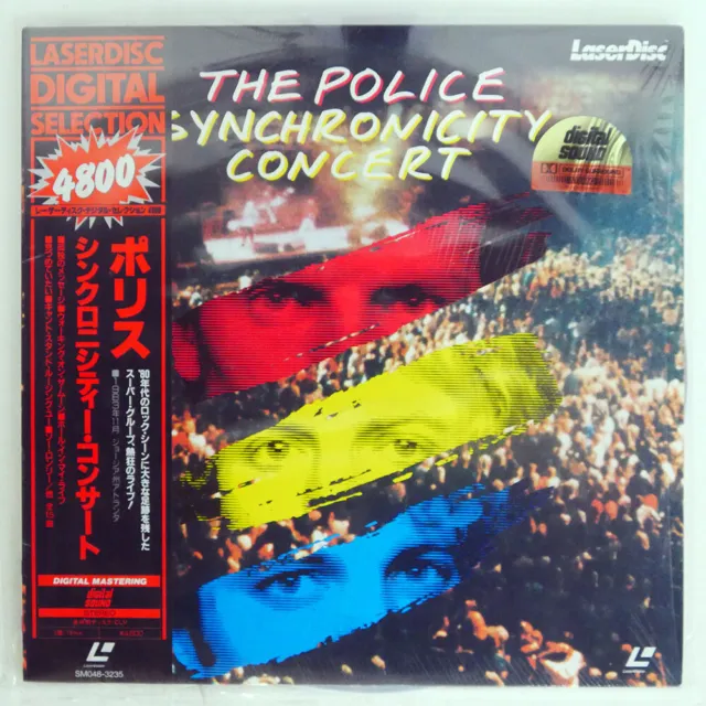 Police Synchronicity Concert 	Laserdisc Sm048-3235 Japan Shrink Obi 1Ld
