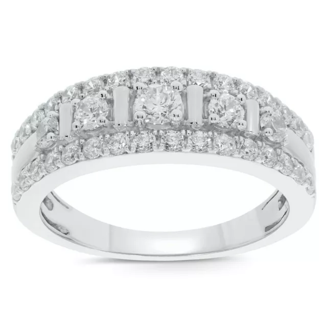 14K White Gold 1.96CT Round Cut Lab-Created White Diamond Women's Propose Ring