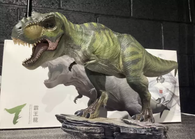 Nanmu Once And Future King T-Rex Figure Green Variant DX Version With Base 17.5”
