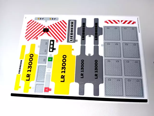 Nuova decalcomania adesivo originale LEGO Technic dal set 42146 gru cingolata Liebherr