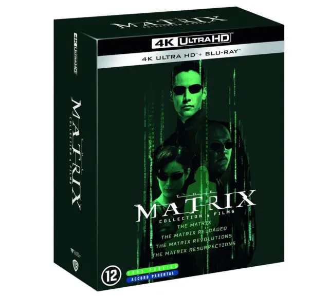 Blu-ray - Matrix-Collection 4 Films [4K Ultra HD + Blu-Ray]