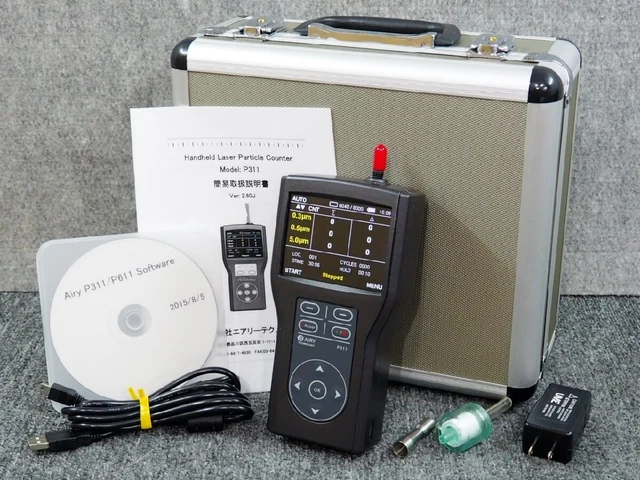 Airy Technology Model P311 Handheld Particle Counter Used Japan