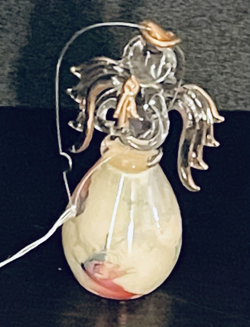 Silvestri The Wonder Of Christmas Glass Hand painted Ornament New With Tags