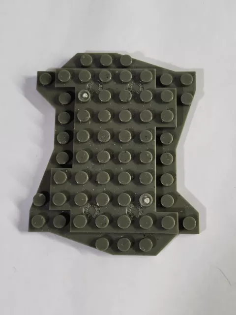 MEGA BLOKS CONSTRUX TERRAIN PLATE 8x10 Dark Gray Speckled HALO COD Toy 18845