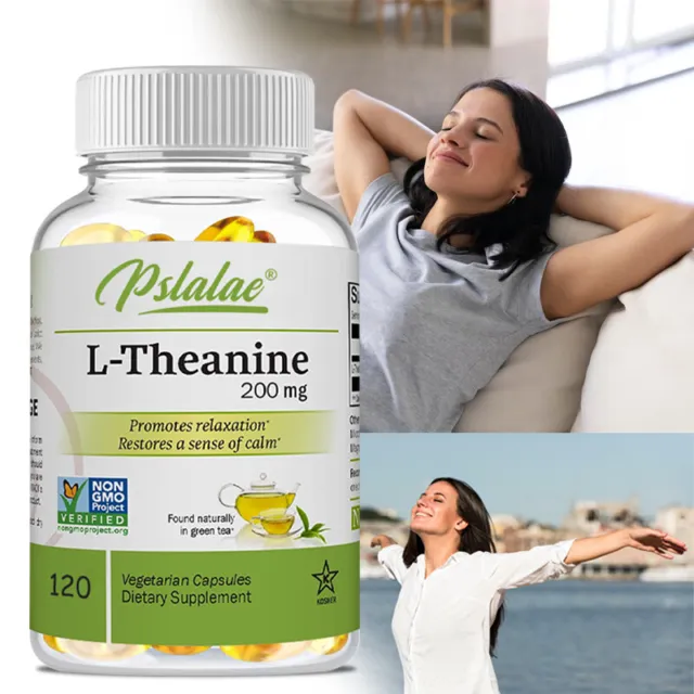 L-Theanine 200 mg - Stress Relief, Calming & Anti-Anxiety, Promotes Relaxation