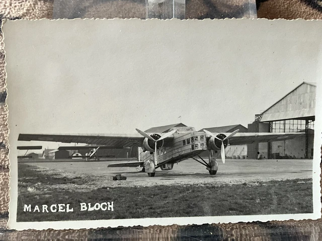 PHOTO CARTE POSTALE Avion Marcel Bloch Dassault EUR 10,00 PicClick FR