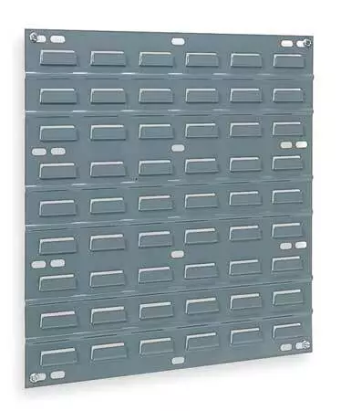 Akro-Mils 30618 Steel Louvered Panel, 18 In W X 5/16 In D X 20 In H, Gray