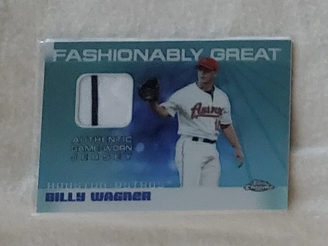 2004 Topps Chrome 'Authentic Game-Worn Jersey' Refractor - Billy Wagner 2004 Topps Chrome 'Authentic Game-Worn Jersey' Refractor - Billy Wagner