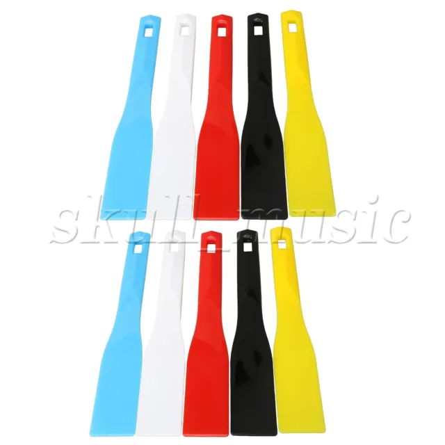 10 Pieces Multicolor Craft Supply Plastic Ink Spatulas 29.5x4.5cm for Painting