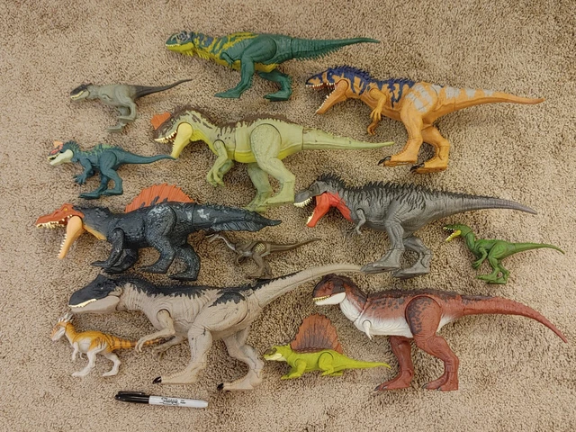 FIGURINE ARTICULÉE JURASSIC World Camp Cretaceous Gallimimus Attack Pack NEUVE EUR 24,53