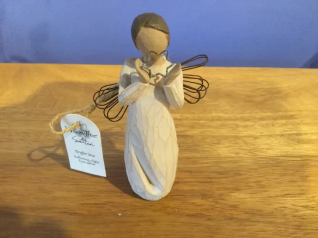 Willow Tree wood like Figurine - Bright Star new collectible 