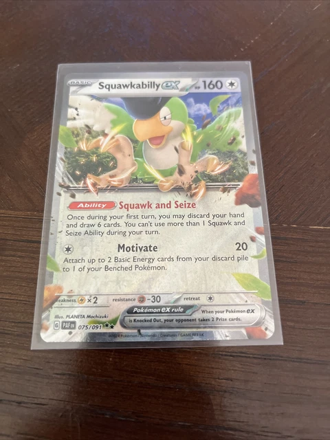 squawkabilly ex pokemon card value 247/193 Squawkabilly Ex