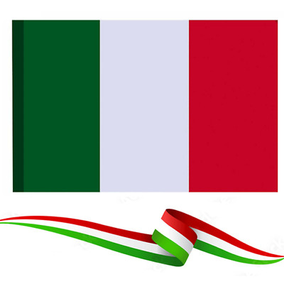 1 bandiera ITALIA TRICOLORE 150x200 Cm FRATELLI D'ITALIA 