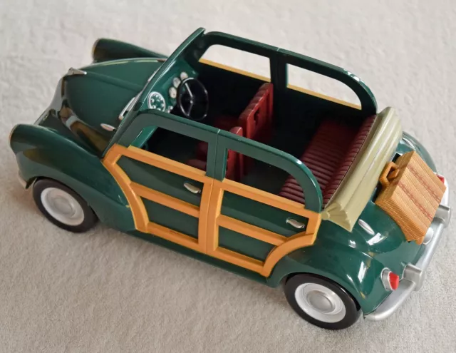 Epoch Co. Spielzeug Auto " Morris Minor Woody Cabrio" MIT ORIG. Picknick Korb