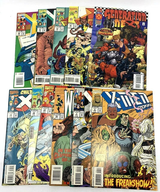 Marvel Comics X-Men Classic 2099 X-Force X-Factor Lot of 11 Books Direct Edition