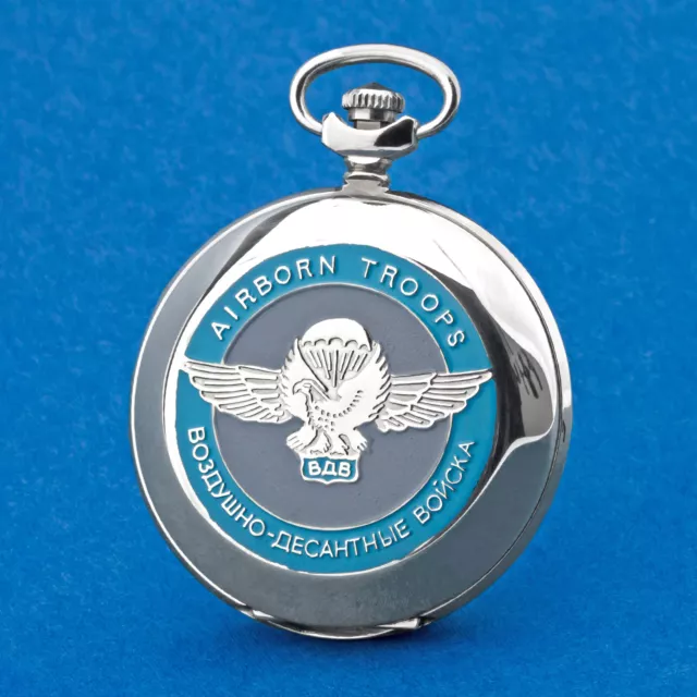 Montre de Poche Molnija 3602 Airborne Aviateur Parachutiste WDW Russie Aviateur