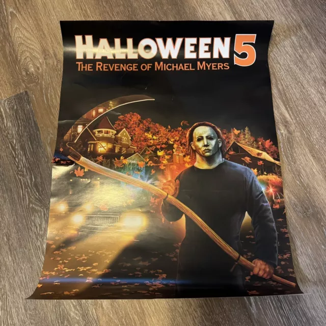 Halloween 5 - The Revenge Of Michael Myers Poster 18x24 Scream Factory Damaged