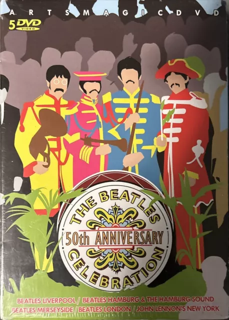 The Beatles 50th Anniversary Celebration DVD 5 Disc Boxed Set