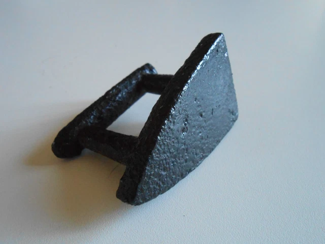 Fer à Repasser Ancien Dentelle, col, Dentellière Objet de Métier, Art Populaire