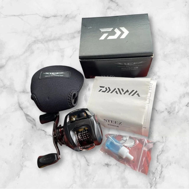 DAIWA STEEZ 100SH SUPEP HI SPEED STEEZ Bait Reel $930.42 DAIWA STEEZ 100SH SUPEP HI SPEED STEEZ Bait Reel $930.42