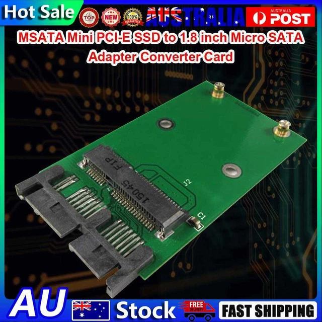 MSATA Mini PCI-E SSD to 1.8 inch Micro SATA Interface Adapter Converter Card Hot