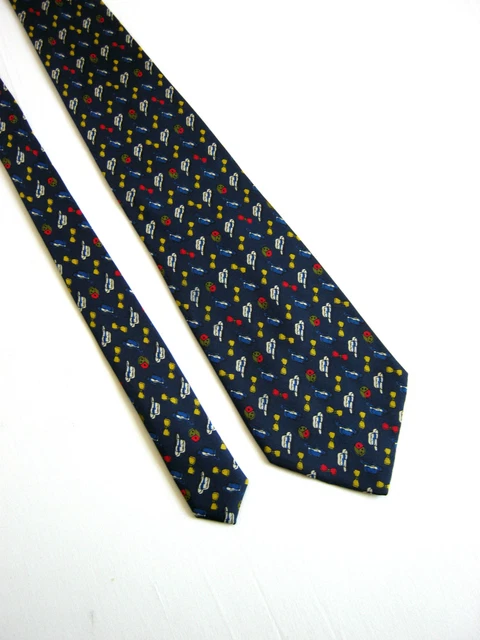 Pure Soie Cravate 100% en Soie Made IN Italy Original