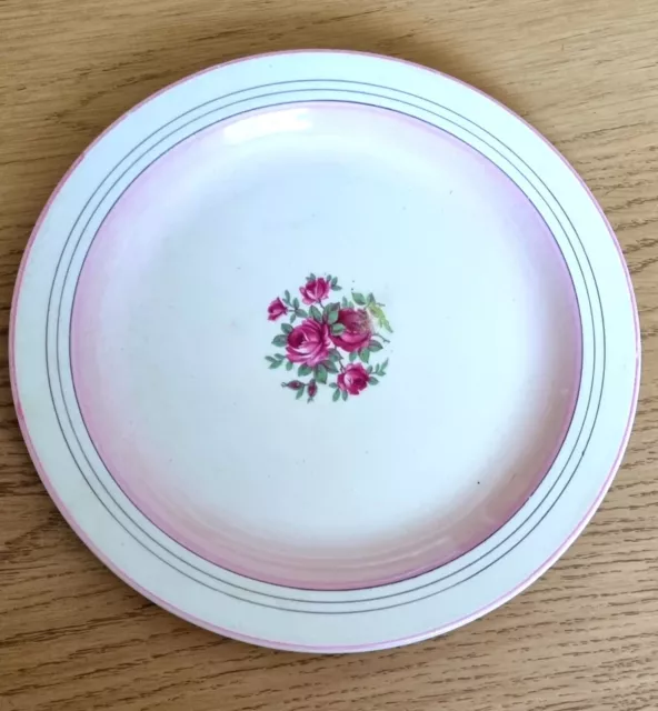 claris cliff pottery plate