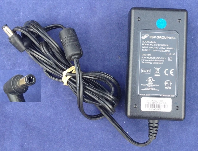 Chargeur Secteur Original KTEC 12V 0.5A - Connecteur 5.5mm/2.1mm - Modèle KSAA1200050W1EU - Occasion Fonctionnel