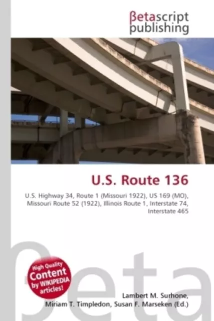 U.S. Route 136 Lambert M. Surhone (u. a.) Taschenbuch Englisch EAN 9786130439835