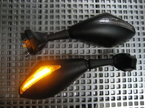 Paar Spiegel LED BLINKER MIRRORS GSF650S 1200S GSF1250S Bandit ABE Neuware