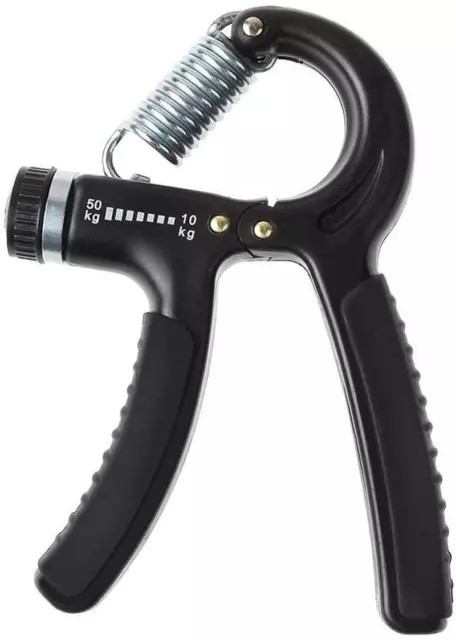 Adjustable Hand Grip Exerciser with Stainless Steel Springs Hand Squeeze Finger