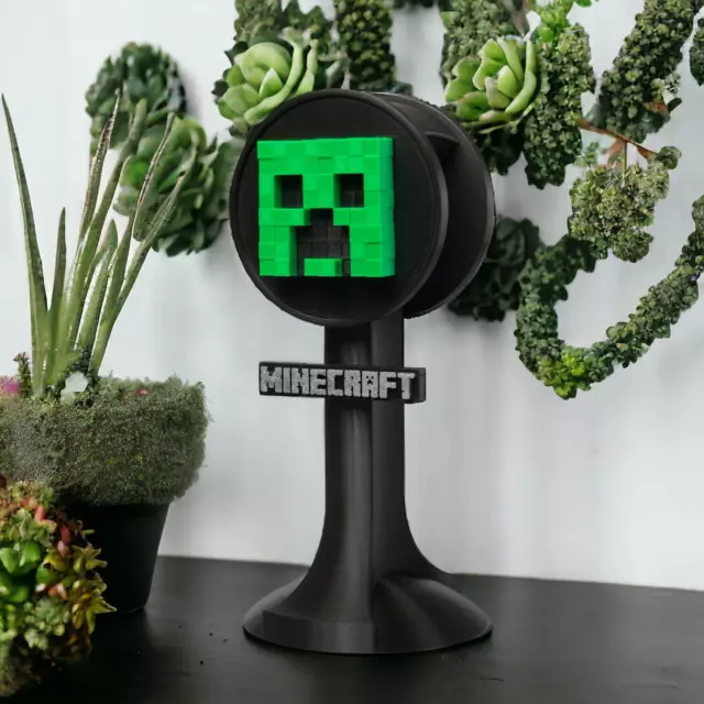 Support Casque Creeper Minecraft - Station d'Accueil Design Gaming, 3