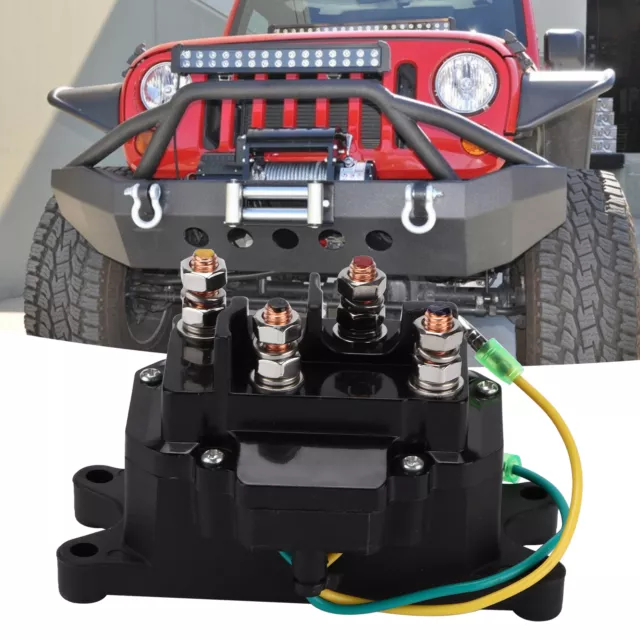 12V 250a Winch Remote Contactor Winch Control Solenoid Relay Twin Wireless  Remote Kit Voiture Moto Off Roaders Accessoires