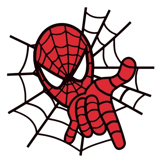 SPIDERMAN VINYL STICKER/DECAL Cartoon Comic Avengers Marvel