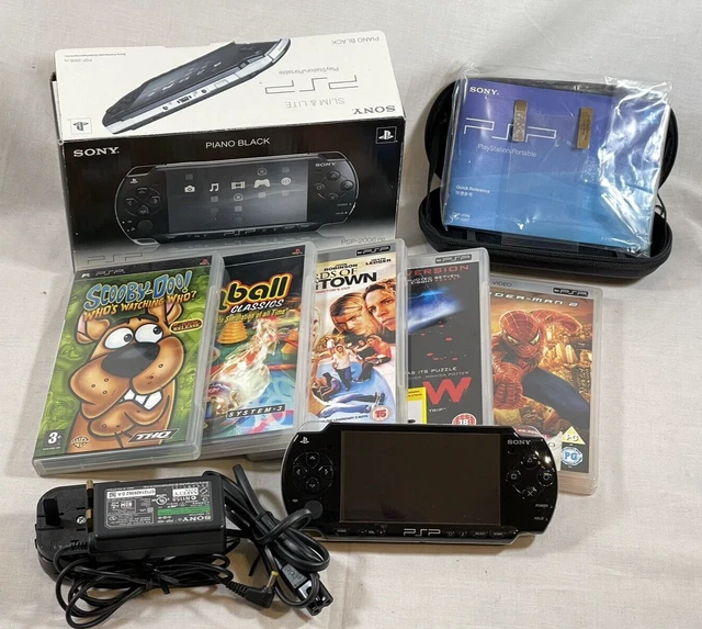 Sony PSP 2006 PB Slim & Lite Piano Black Boxed Console PlayStation Portable
