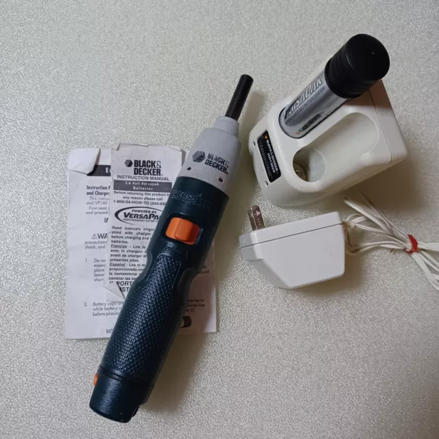 Black and decker versapak screwdriver manual cheap