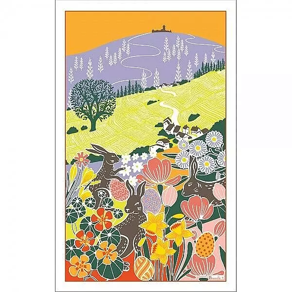 Beauville, Paques En Flor (Pascua Floreciente) Cocina De Lujo Francesa / Toalla De Té