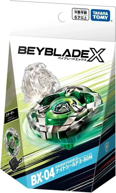 Takara Tomy Beyblade X BX-04 Starter Knight Shield 3-80N Authentique, en France