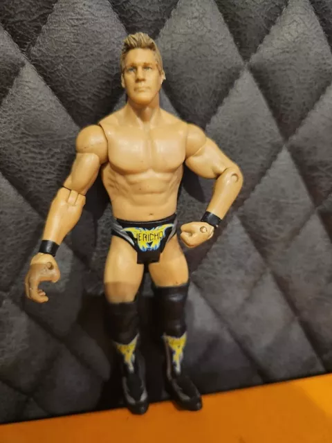 2011 WWE Chris Jericho Y2J Black Basic Wrestling Action Figure Loose 2