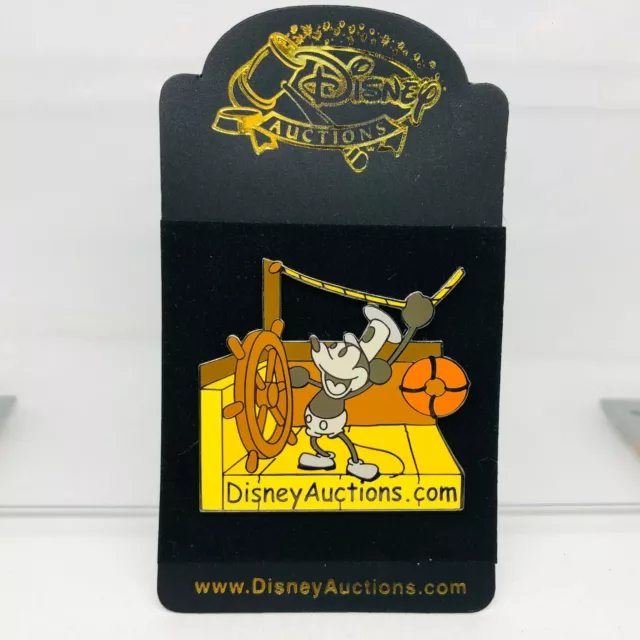 Disney Auctions DA Mickey Steamboat Willie GWP Disney 2500 LE Pin